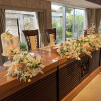 バリ、新郎新婦の席です