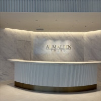 参列者の受付です。