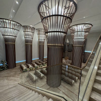 チャペルはこのように階段から入場します。