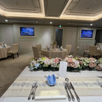 新婦から見た披露宴会場全体の様子です。