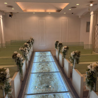 チャペル新郎新婦からの景色です。