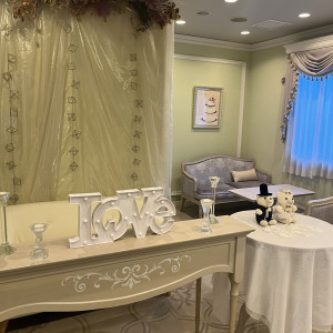 披露宴の控室です。|774735さんのL'BRIGHT HOUSE（エルブライトハウス）の写真(2598463)