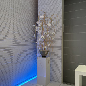 チャペルのお花は指定のもののようです。|774735さんのコンラッド東京の写真(2593716)