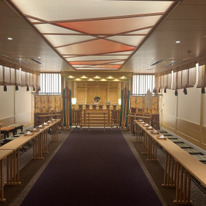 こちらで和風の式を挙げることもできます。|774735さんのベルヴィ 大宮サンパレス/ブライダル ステージ グランツ(GLANZ)の写真(2593755)