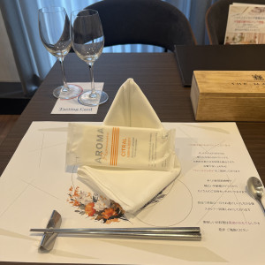 試食のご準備をしていただきました。|774735さんのザ マグナス 東京(THE MAGNUS TOKYO)の写真(2557684)