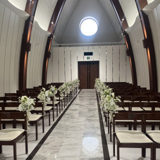 ブラウン基調のチャペルです。