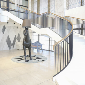 チャペルを出て階段を降りた所です|774738さんのWグランラセーレ岡山の写真(2555670)