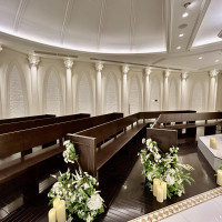 バージンロードから見た座席