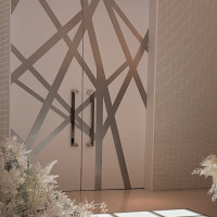 チャペルの登場出入口のデザインです