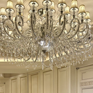 シャンデリアがかわいい|774743さんのアンジェリオン オ プラザ 東京（Angelion au plaza TOKYO）の写真(2565735)