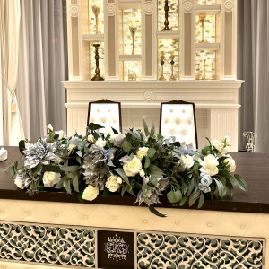 別会場の装花のアップ|774743さんのアンジェリオン オ プラザ 東京（Angelion au plaza TOKYO）の写真(2565748)