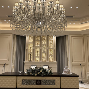 シャンデリアが写真に写ります|774743さんのアンジェリオン オ プラザ 東京（Angelion au plaza TOKYO）の写真(2565738)