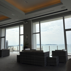 海が見える披露宴会場|774758さんのHOTEL GREGES（オテルグレージュ）の写真(2557252)