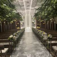 リニューアルされたばかりでまだ綺麗な挙式会場