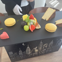 デザートのチーズケーキが美味しかった