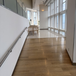 挙式会場はバリアフリーになっていてお年寄りの方も安心|774818さんのヒルトン福岡シーホークの写真(2556251)