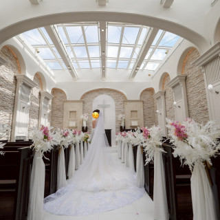 オプションでライラックを添えてもらった