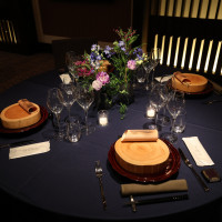 テーブルクロスの色も全て選びました。