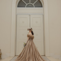 披露宴終了後新婦写真撮影