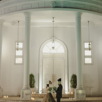 終了後夜のガーデン撮影