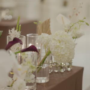 テーブル装飾|774881さんのアーヴェリール迎賓館（岡山）/テイクアンドギヴ・ニーズウェディングの写真(2562191)