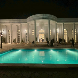 夜のガーデン|774881さんのアーヴェリール迎賓館（岡山）/テイクアンドギヴ・ニーズウェディングの写真(2562227)