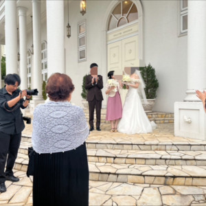 ブーケキャッチシーン|774881さんのアーヴェリール迎賓館（岡山）/テイクアンドギヴ・ニーズウェディングの写真(2567191)