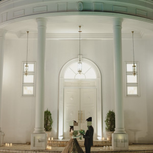 終了後夜のガーデン撮影|774881さんのアーヴェリール迎賓館（岡山）/テイクアンドギヴ・ニーズウェディングの写真(2567185)