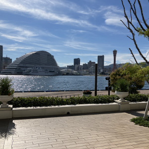 式場から見える神戸の景色|774933さんのラ・スイート神戸オーシャンズガーデンの写真(2556996)