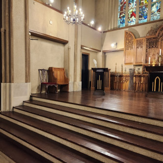 挙式会場の階段