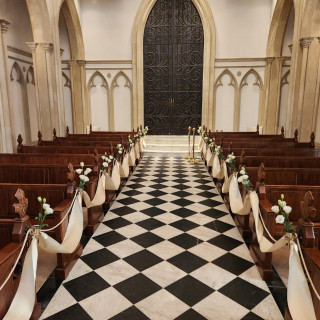 挙式会場の新郎新婦目線