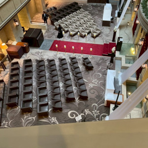 挙式会場2階から|774942さんの名古屋東急ホテルの写真(2556798)