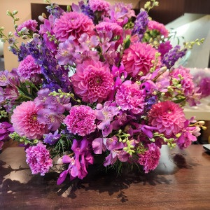 高砂の後ろの花|774942さんの名古屋東急ホテルの写真(2556802)