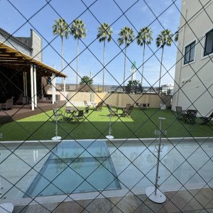 フェニックスが見え、子供も遊べる広さで、2次会もできるそう|774951さんのアルカーサルビエントス ～ Alcazar Vientos ～の写真(2556649)