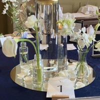 テーブルの装花