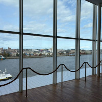 式場控え室前の風景