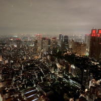 会場から見える夜景
