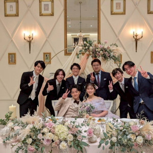 お色直し入場後写真|775033さんの山手迎賓館（神戸）/テイクアンドギヴ・ニーズウェディングの写真(2557065)