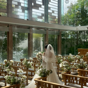 滝が見える!|775045さんのアーセンティア迎賓館(高崎)/テイクアンドギヴ・ニーズウェディングの写真(2557195)