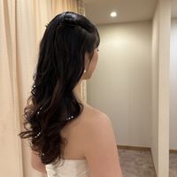 お色直し後のヘアアレンジ