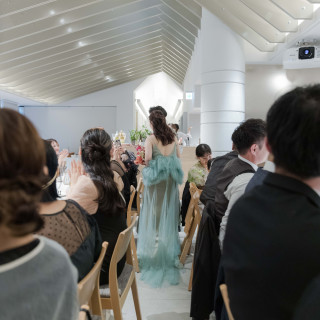 室内の披露宴会場