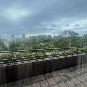 披露宴会場から見える景色|775073さんのホテル椿山荘東京の写真(2562403)