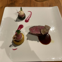 下見でいただいた料理。どれも独創的でおいしかったです。