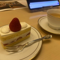 試食用のショートケーキ