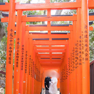 鳥居が何重にもなっているフォトスポット|775105さんの日枝神社の写真(2572757)