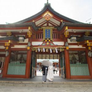 神社入り口|775105さんの日枝神社の写真(2572754)