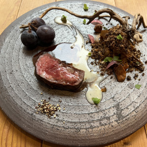 お皿まであたたかく斬新な盛り付け。美味しかったです!!|775109さんのTHINGS Aoyama Organic Garden.dthの写真(2558605)