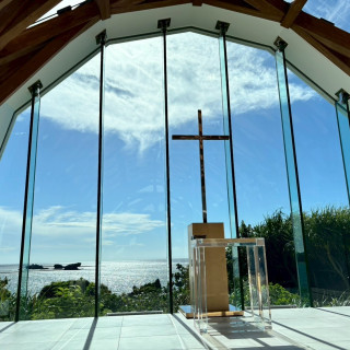 オーシャンビューのチャペル