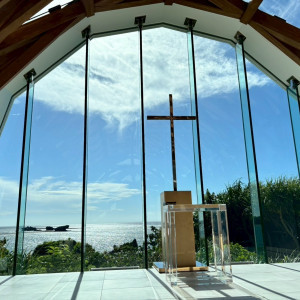 オーシャンビューのチャペル|775136さんの瀬良垣島教会/アールイズ・ウエディングの写真(2557573)