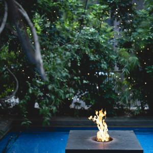 披露宴横のプール|775138さんのWITH THE STYLE FUKUOKA（ウィズ ザ スタイル フクオカ）の写真(2557629)